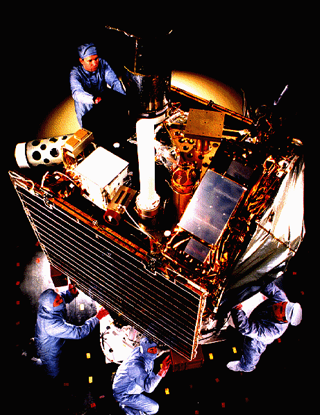 MGS in clean room before launch